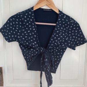 Brandy Flower Tie top